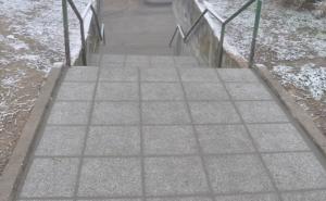  / Sanirano stepenište u ulici Himze Polovine, FOTO: Centar.ba